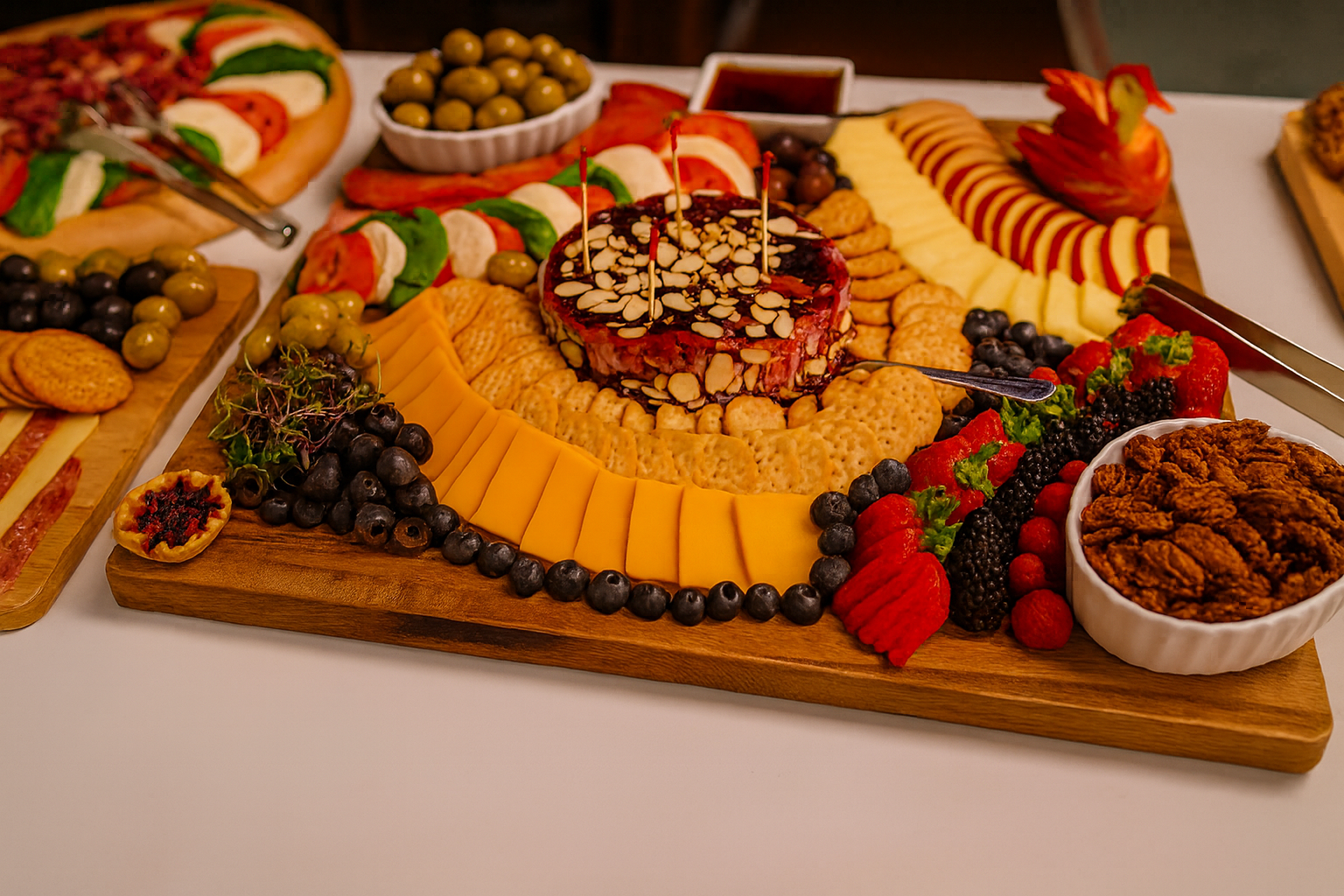 Catering charcuterie board at The Bell House
