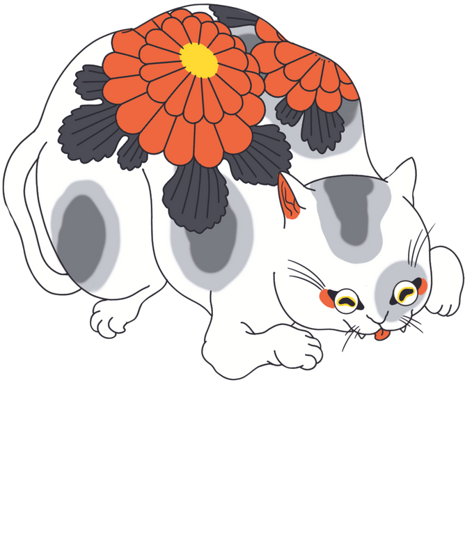 Retta’s Scoops Cat Logo